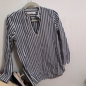 Everlane pinstripe